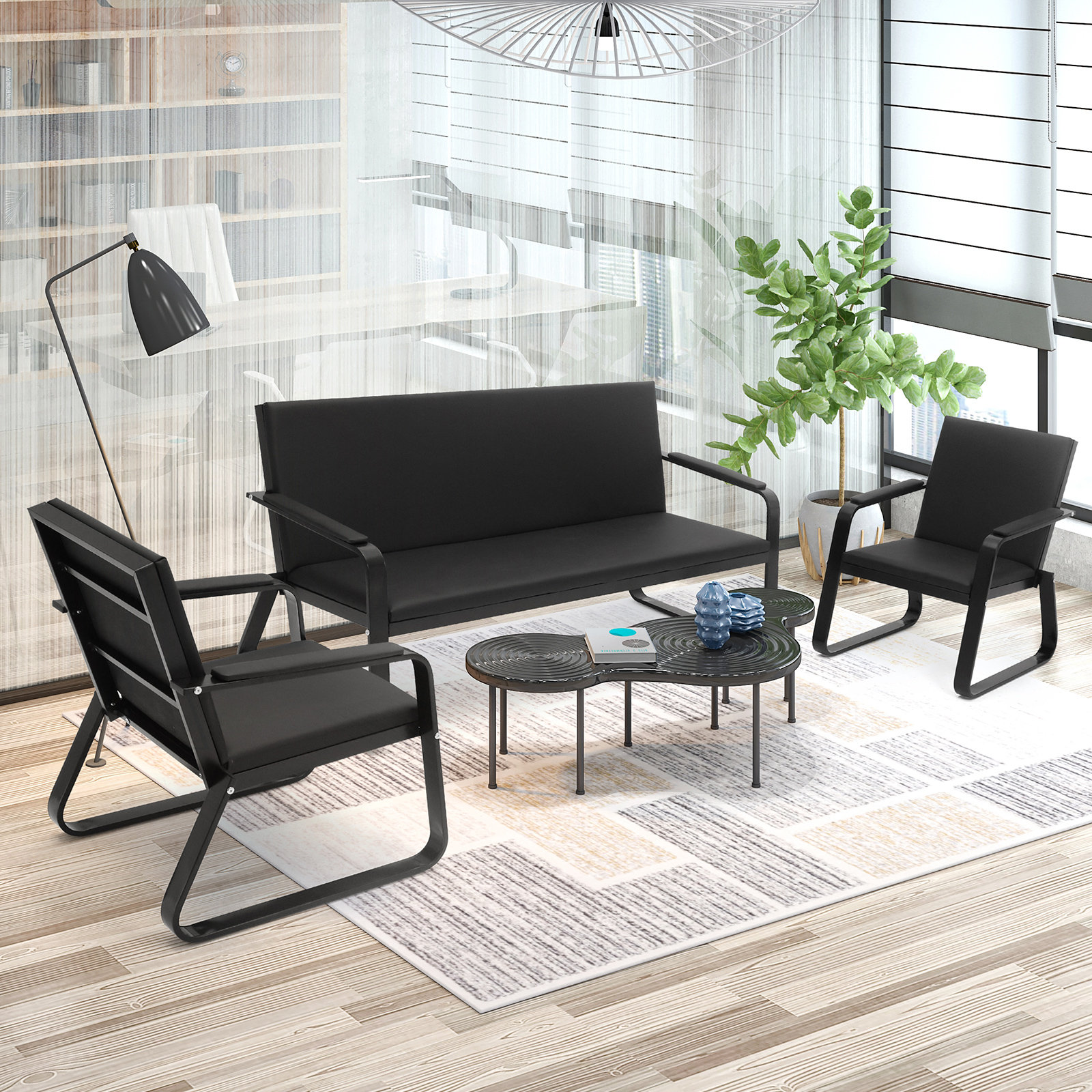 walsport 3 Piece Reception Set & Reviews | Wayfair
